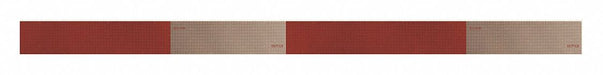 Reflective Tape Red/White 36 in.L 2 in.W