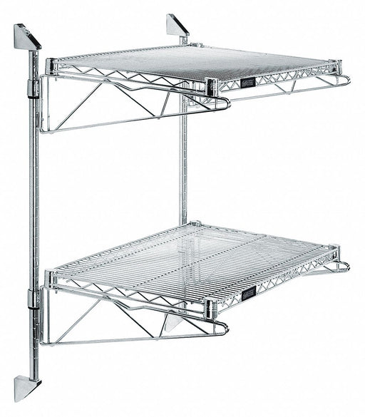 Wire Wall Shelf 34x14x36in ShlfCap 400lb