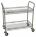 Wire Basket Cart Chrome 39in.H x 36in.L