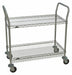 Wire Utility Cart Chrome 39in.H x 36in.L