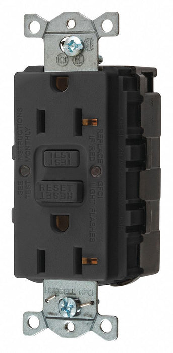 GFCI Rceptcle Commer. Blk 20A 1 HP