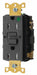 Recept Blk 15 A GFCI 2P3W Back Side 1PK