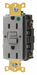 GFCI Receptacle 15A 125VAC 5-15R Gray