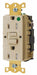 GFCI Receptacle 15A 125VAC 5-15R Ivory