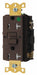 Recept Brown 20 A GFCI 2P3W Bk Sd 1PK