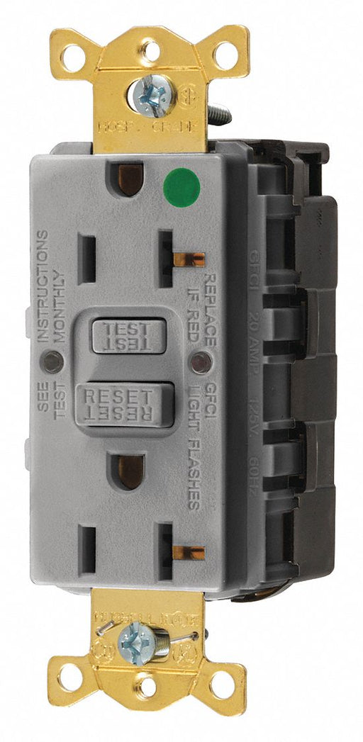 GFCI Rceptcle Hspital Gr 20A 1 HP