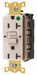 Recept Lt Almnd 20 A GFCI 2P3W Back 1PK