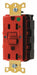 GFCI Rceptcle Hspital Red 20A 1 HP