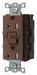 GFCI Rceptcle Commer. Brwn 15A 0.5 HP