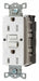 Recept Wht 15 A GFCI 2P3W Back Side 1PK