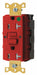 GFCI Rceptcle Hspital Red 20A 1 HP