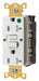 Recept White 20 A GFCI 2P3W Back 1PK