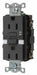 Recept Blk 15 A GFCI 2P3W Back Side 1PK