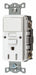 GFCI Receptacle White 2P Duplex