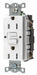 GFCI Receptacle 15A 125VAC 5-15R White