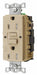 GFCI Receptacle 15A 125VAC 5-15R Ivory