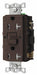 GFCI Receptacle 20A 125VAC 5-20R Brown
