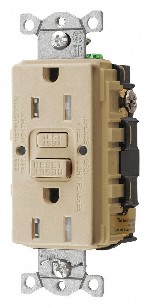 GFCI Rceptcle Commer. Ivry 15A 0.5 HP