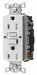 GFCI Rceptcle Commer. Wht 15A 0.5 HP