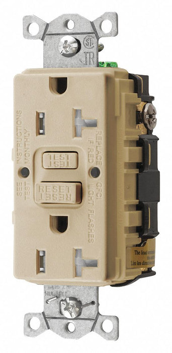 GFCI Rceptcle Commer. Ivry 20A 1 HP