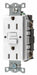 Recept Wht 15 A GFCI 2P3W Back Side 1PK