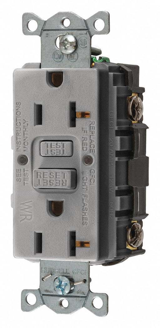 GFCI Rceptcle Commer. Gr 20A 1 HP