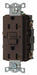 GFCI Rceptcle Commer. Brwn 20A 1 HP