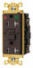 Recept Brown 20 A GFCI 2P3W Bk Sd 1PK