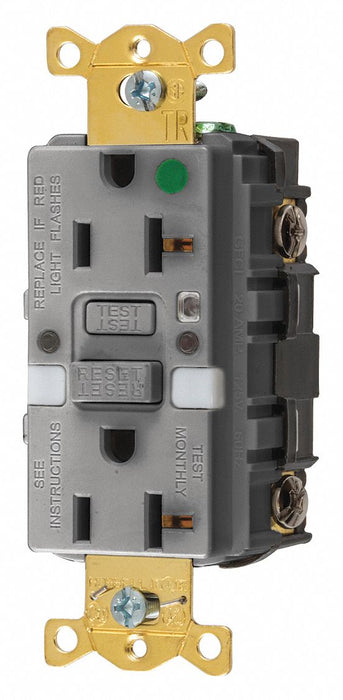 GFCI Rceptcle Hspital Gr 20A 1 HP