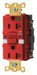 Recept Red 20 A GFCI 2P3W Back Side 1PK