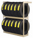 Single Sided Boltless Tire Rack 60 in H