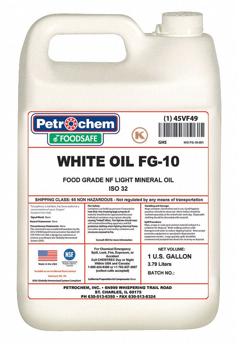Mineral Hydraulic Oil Food Grade 1 gal.