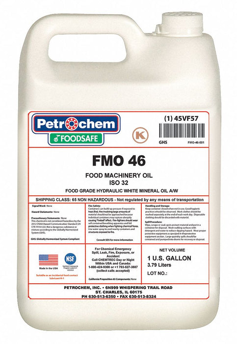 Hydraulic Oil 1 gal Pail ISO 46