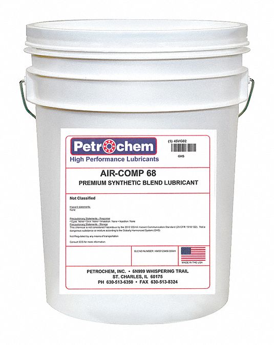 Compressor Oil 5 gal Pail 20 SAE Grade