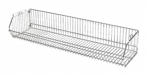 Stacking Basket 20inx9inX48in Silver
