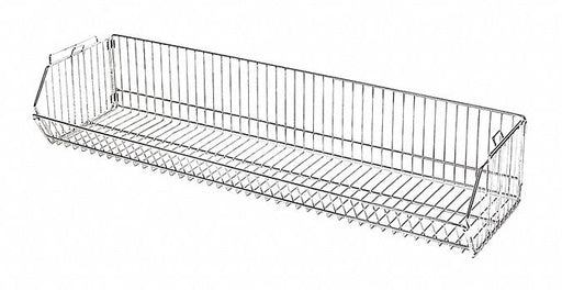 Stacking Basket 14inx9inX48in Silver