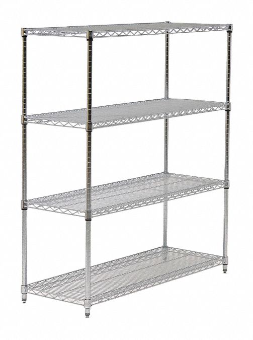Wire Shlv Unit Cap 600 lb 18inx54inx60in
