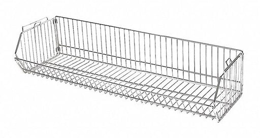 Stacking Basket 20inx12inX36in Silver