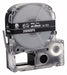 Label/RibbonCartridge Black Gloss 1/4inW
