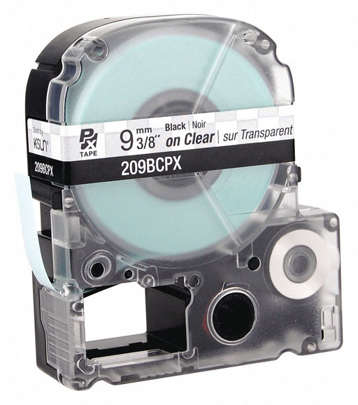Cartridge Label 3/8 in W Clear