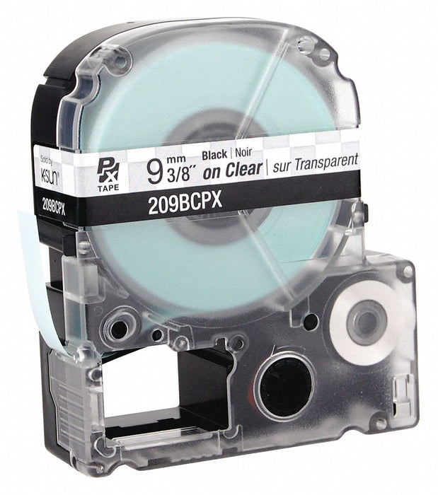 Label/RibbonCartridge Clear Gloss 3/8inW