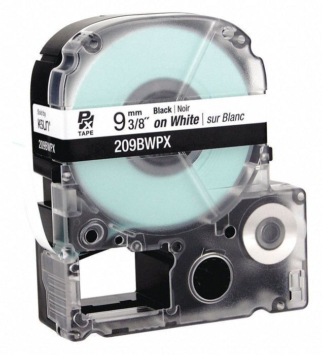 Cartridge Label 3/8 in W White