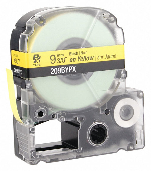 Label/RibbonCartridge Yellow 3/8inW