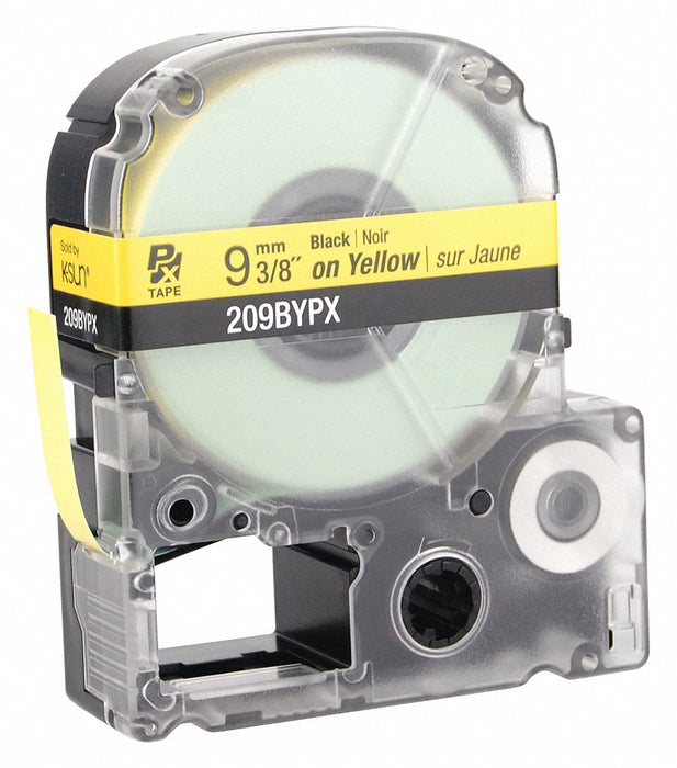 Label/RibbonCartridge Yellow 3/8inW