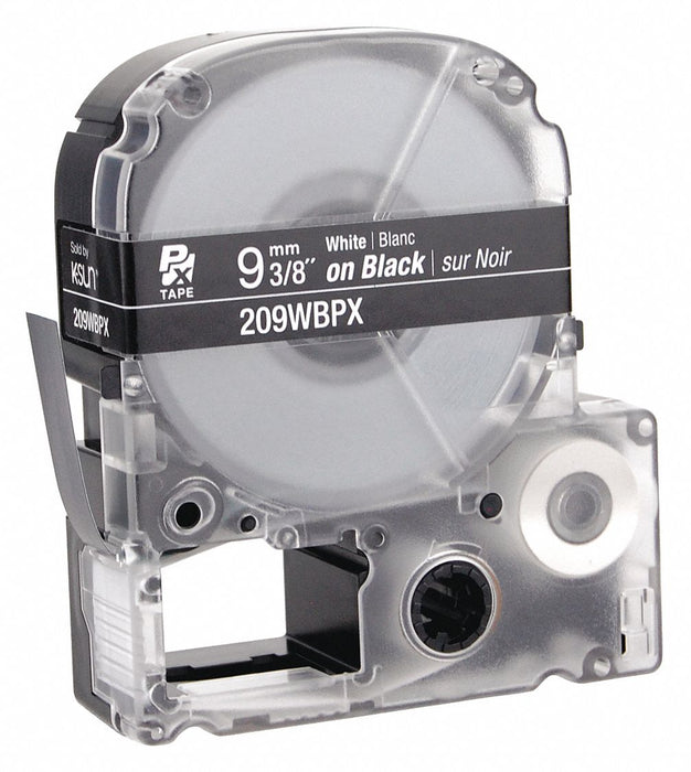 Label/RibbonCartridge Black Gloss 3/8inW