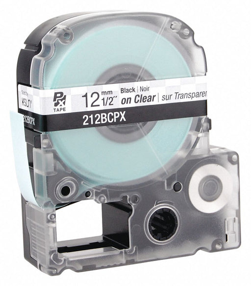 Cartridge Label 1/2 in W Clear