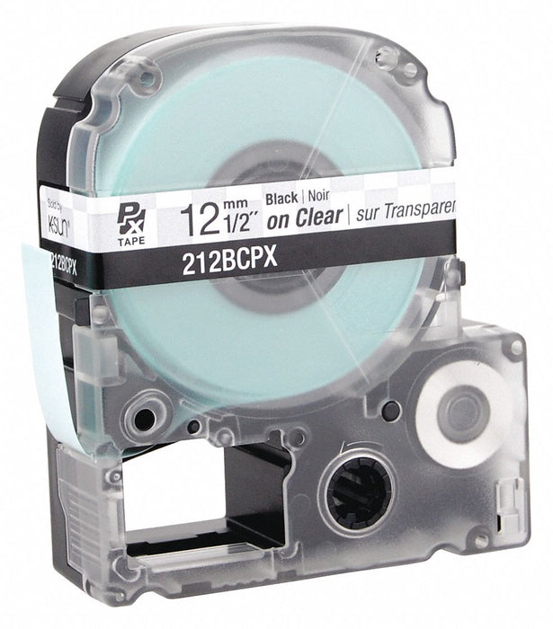 Cartridge Label 1/2 in W Clear