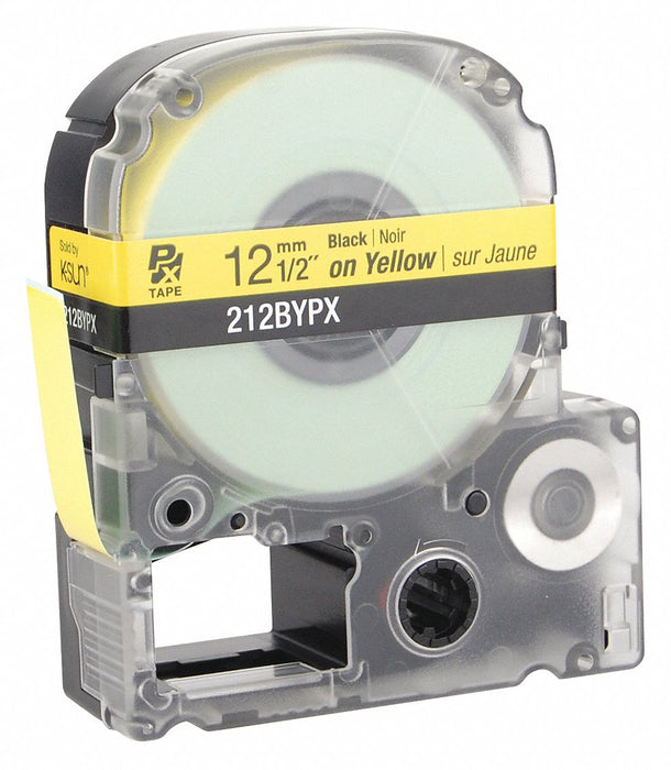 Label/RibbonCartridge Yellow 1/2inW