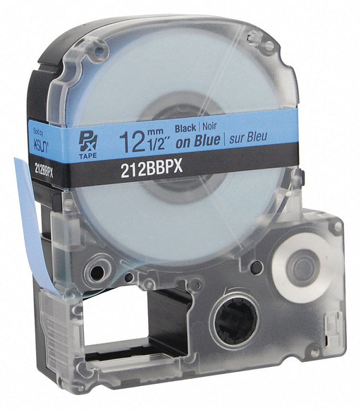 Cartridge Label 1/2 in W Blue