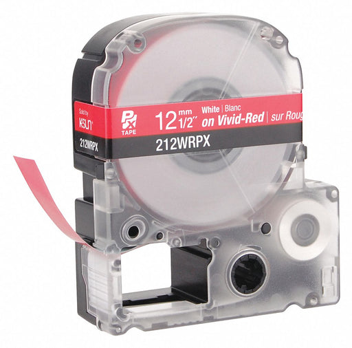 Label/RibbonCartridge Red Gloss 1/2inW